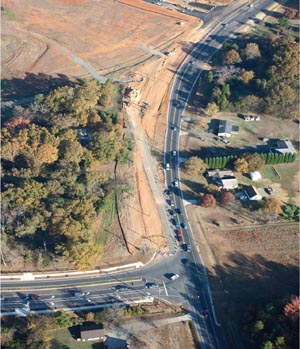 New Steele Creek Road at Shopton Road West