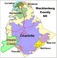 Mecklenburg County Map